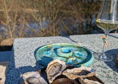 Inspiration am Flussufer im Thurgau für die organischen Formen von WabiSui Keramik.