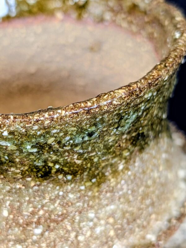 Tsuchi Wabi-Sabi Whiskey Tumbler Asche-Glasur