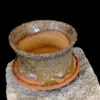 Tsuchi Morgentau exklusiver Whiskey Tumbler aus Ton im japanischen Stil