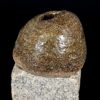 Seitenprofil der massiven Wabi-Sabi Keramikvase Ishi no Kokyū