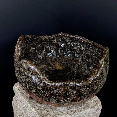 Handgemachte Wabi-Sabi Schale KOKE-SUNA aus Rheinsand-Glasur