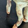 Doro-Ashi Makro Bein und Fuss, ungeglaster roter Scherben